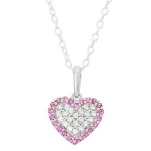 Junior Jewels Sterling Silver Children's Heart Pendant - 1 of 2