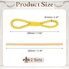 Unique Bargains Cotton Hand-Woven Decorative Drape Curtain Tiebacks with Wood Club - 2 of 4