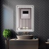 24x36 Inch LED Bathroom Mirror with Front & Back Lighting, 3-Color Dimmable & Anti-Fog Technology - 2 of 4