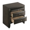 NicBex 2-Drawer Nightstand with Metal Handles Modern Bedside Table End Table for Living Room, Bedroom - 3 of 4