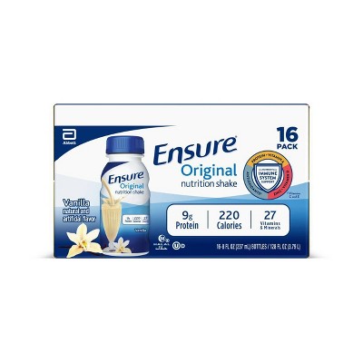 Ensure Original Nutrition Shake - Vanilla - 16ct/128 fl oz