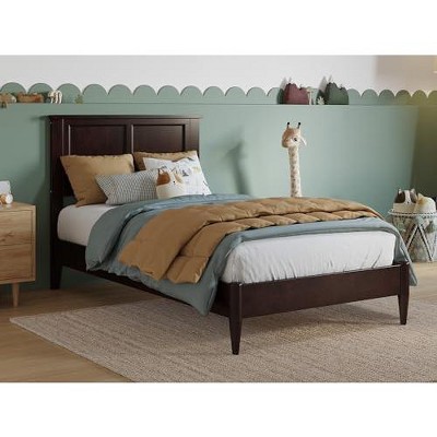 AFI Furnishings Charlotte Twin Solid Wood Low Profile Platform Bed in Espresso