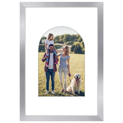 Americanflat 12" x 18" Picture Frame with Mat - Arch Designs - Stylish Decor for Living Rooms, Dorms, Offices & More