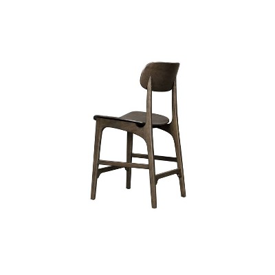 Solvang Carbonite Finish Wood Counter Height Barstool