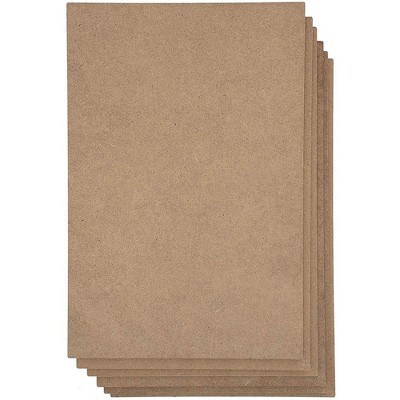 Bright Creations 6 Pack Blank Wood Board, Chipboard Sheets for Crafts, 11x14 in