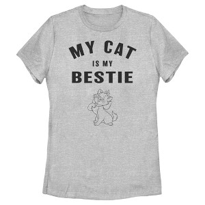 Women's Aristocats Marie My Cat Is My Bestie T-Shirt - 1 of 4