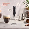 Peach Street Powerful Handheld Milk Frother, Mini Frother Wand, Battery Operated Stainless Steel Mixer, With Stand. for Milk, Latte - 4 of 4