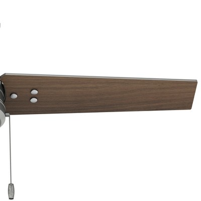Matte Silver 44" Cassius Modern Industrial Ceiling Fan with WhisperWind Motor