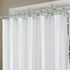 Chenille Stripe Water Repellent Shower Curtain, 72"x 72" - 2 of 4