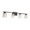 Artcraft Lighting Dalton 4 - Light Vanity in  Black - 4 of 4