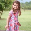 Gerber Toddler Girls' Short Sleeve Twirl Dress - 3 of 4