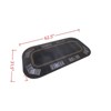 VisioGear 63" Folding Poker Tabletop for Table Games, Black Felt Game Table with Carrying Bag, Black, 62.5"*31.5"*0.4" - 3 of 4