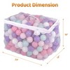 BalanceFrom 2.3 Inch 400 Crush Proof Play Pit Balls with Reusable Mesh Storage Bag for Playpens, Bounce Houses, and Kiddie Pools, 3 Pack - 3 of 4