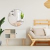 FONTOI 32" Round Bathroom Vanity Mirrors, Dressing Mirror for Bathroom Living Room Bedroom, Silver, 32"*1.1"*32" - 4 of 4