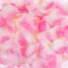 Unique Bargains Wedding Party Decoration Silk Artificial Flower Rose Petals Pink/White Yellow 2000 Pcs - 4 of 4