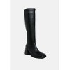 Menomi Faux Leather Block Heel Boots Women - 2 of 4