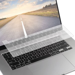 Insten Keyboard Cover Protector Compatible with 2020 Macbook Pro 13", Ultra Thin TPU Skin, Tactile Feeling, Anti-Dust, Clear - 1 of 4