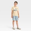 Boys' Short Sleeve West Coast California Graphic T-Shirt - Cat & Jack™ Khaki - 4 of 4