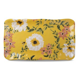 tagltd Bee Floral Melamine Rect Platter - 1 of 2
