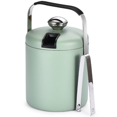 Metal Ice Bucket With Tongs Gold - Threshold™ : Target