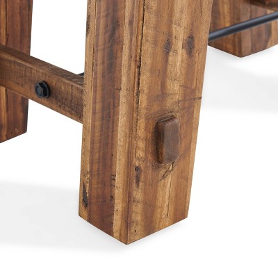 Durango Industrial Wood Coffee Table and Two End Tables Set