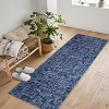 Washable Rugs for Living Room Modern Solid Area Rug Non-Slip Low Pile Bedroom Rug Soft Foldable Rug - 2 of 4