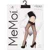 Memoi Women's Simply Bare Floral Lace Top Thigh High Tights - 3 of 4