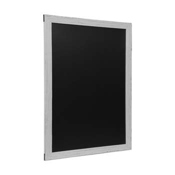 Flash Furniture Canterbury Wall Mount Magnetic Chalkboard Sign with Eraser, Hanging Wall Chalkboard Memo Board for Home, School, or Business