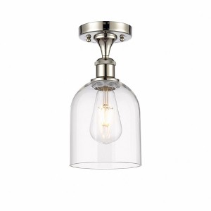 Bella - 1 Light Semi-Flush Mount In Industrial Style-10.75 Inches Tall and 5.5 Inches Wide - 1 of 1