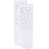 Memoi Women's All-Over Rhinestone Studded Sheer Crew Sock - 3 of 3