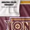 Iona College Primary Logo Silky Touch Blanket White 50x60 - 4 of 4