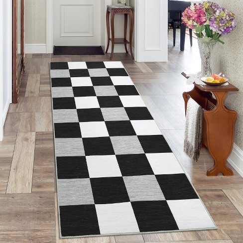 Modern Geometric Plaid Area Rugs For Living Room Bedroom Contemporary ...