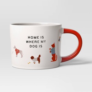 17oz Stoneware Home is Where My Dog Mug - Room Essentials™ - 1 of 3