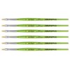 da Vinci FIT Synthetics Student Brush, Synthetic, Acrylic & Oil, Flat, Series 379, Size 4, Pack of 6 - 2 of 3