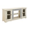 Resenkos 58-Inch Modern TV Stand, 2-Door Faux Stone Media Console & Entertainment Center for Living Room, - 2 of 4