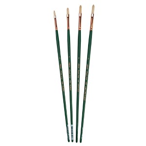 Silver Brush Grand Prix Multilength Filberts, 4 Brushes - 1 of 4