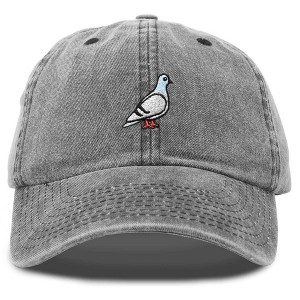 Dalix Pigeon Embroidered Cap Cotton Baseball Dad Hat for Men & Women Casual Cool - 1 of 4