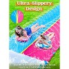 Joyfy 22.5ft Waves Double Lane Water Slides, Summer Backyard Lawn Water Slip and Slide with Build in Sprinkler&Inflatable Bodyboards - 2 of 4
