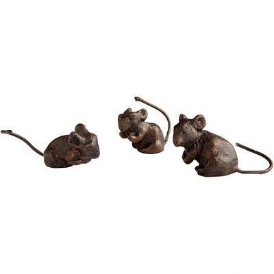 Cyan Design - Blind Mice (Set Of 3) - 0.75 Inches Wide By 0.75 Inches High