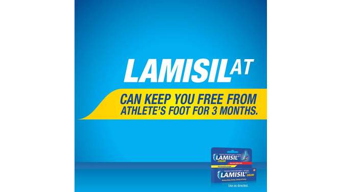Lamisil AT Terbinafine Hydrochloride 1% Athlete&#39;s Foot Antifungal Cream - 1oz, 2 of 8, play video