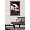 Trends International NFL Arizona Cardinals - Neon Helmet 23 Framed Wall Poster Prints - 2 of 4