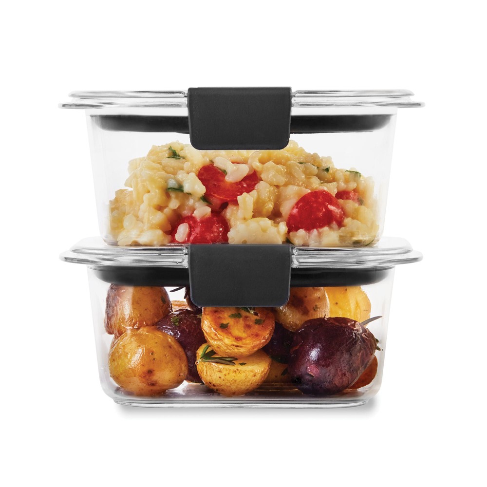 Photos - Food Container Rubbermaid 1.3 cup 2pk Brillance Food Storage Container 
