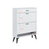 MAYEERTY Shoe Cabinet - Sturdy Space-Saving for Entryway - 4 of 4