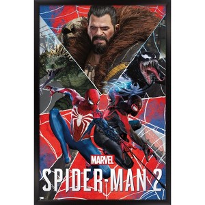 Trends International Marvel's Spider-Man 2 - Group Framed Wall Poster Prints - 1 of 4