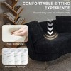 CAVINAS Upholstered Loveseat Sofa, 2-Seat Sofa Couch with Golden Metal Legs, for Living Room, Bedroom, Apartment - 3 of 4