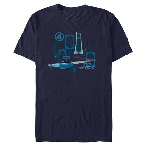 Mens The Fantastic Four: First Steps Action Car T Shirt - 1 of 4