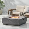 Christopher Knight Home Wellington Outdoor 50000 BTU Square Fire Pit with Concrete Finish - 2 of 4