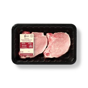Bone-In Thick Cut Center Cut Pork Loin Chop - price per lb - Good & Gather™ - 1 of 3