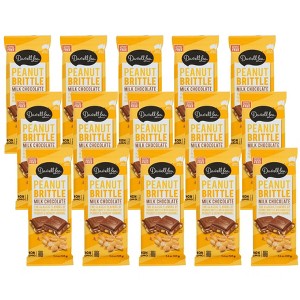 Darrell Lea Peanut Brittle Milk Chocolate Bar - Case of 15/5.6 oz - 1 of 4