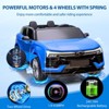 24V Kids Ride On Car, 2-Seater SUV Licensed Chevrolet Blazer Electric Car w/Parent Remote Control, 3 Speeds - 4 of 4